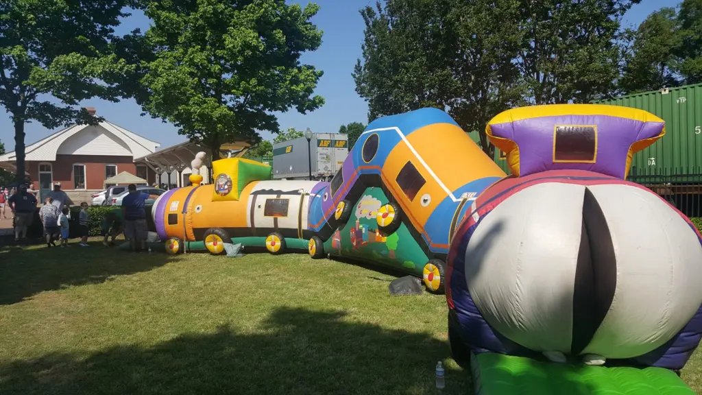 Chuggy Choo Choo, a train-themed inflatable